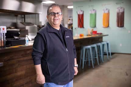 Jesús Carmona is pictured in early 2022 inside Milagro Tacos Cantina, his taco shop in West...