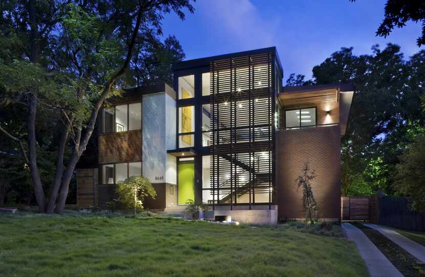 A contemporary residence designed by Kelly D. Mitchell was showcased on the 2009 American...