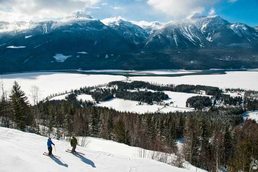 

British Columbia’s Revelstoke Mountain Resort offers skiers more than 3,000 acres of...