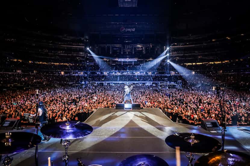 Guns N' Roses performed at AT&T Stadium in Arlington on Aug. 3, 2016.