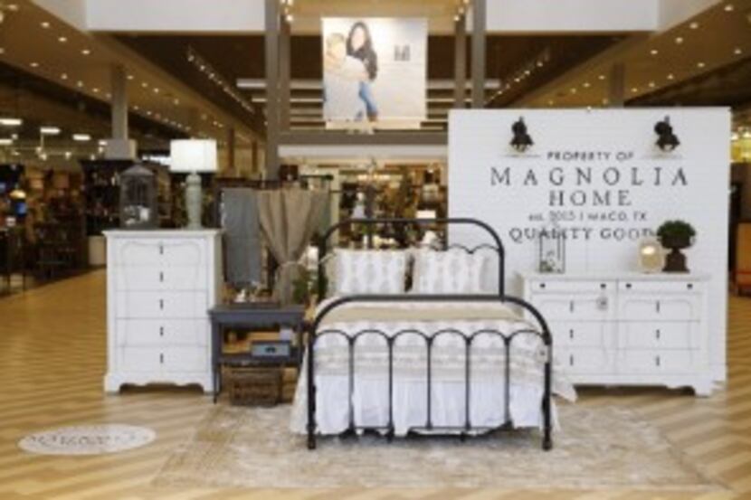  One of the new Magnolia Home displays at Nebraska Furniture Mart inThe Colony, on Tuesday,...