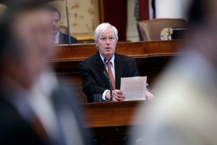 Texas Rep. Charlie Geren, R-Fort Worth, answered questions as the Texas House debated an...