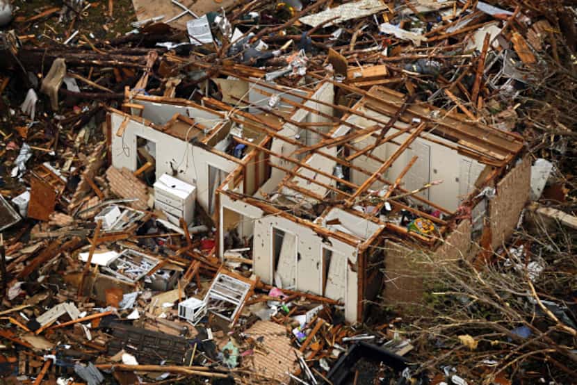 A Granbury home picked apart by a massive tornado Wednesday is one of hundreds damaged by...