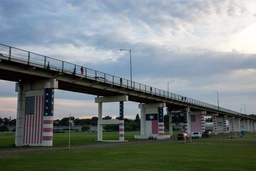 The bridge connecting Eagle Pass in Texas to Piedras Negras, Coahuila, is a major corridor...