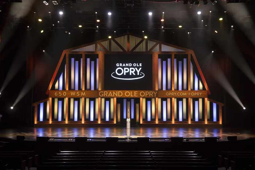 The stage at Tennessee's iconic Grand Ole Opry.