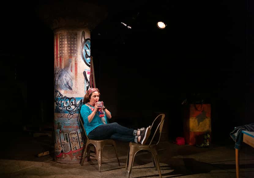 Gigi Cervantes as "The Actress" in Undermain Theatre's production of playwright Isaac...