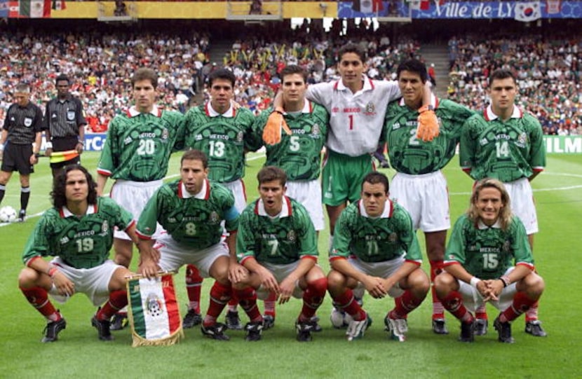 Mexico en Francia 1998 (GERARD MALIE/AFP/Getty Images)