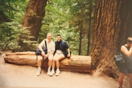  Dave and Patti Stevens, shown here in an undated family photo in a redwood forest. This was...