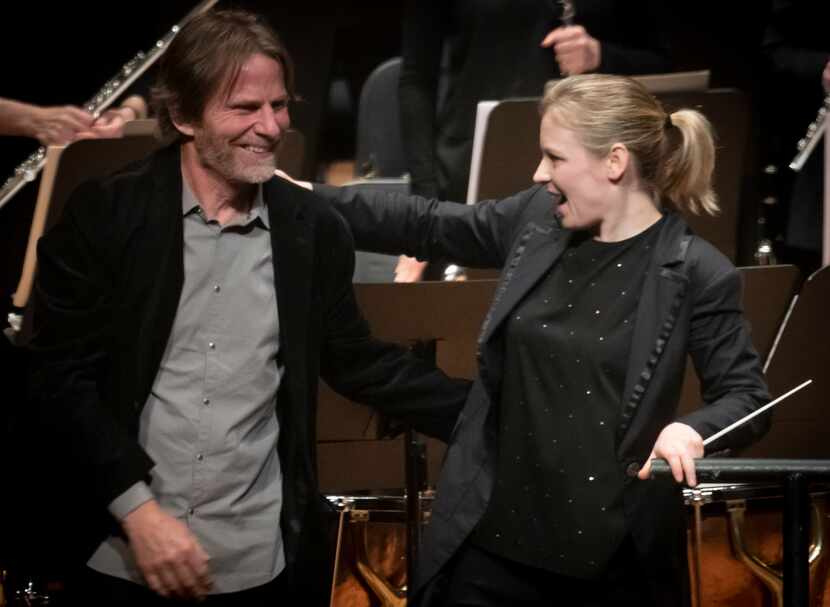 Composer Steven Mackey and the Dallas Symphony Orchestra’s new principal guest conductor...