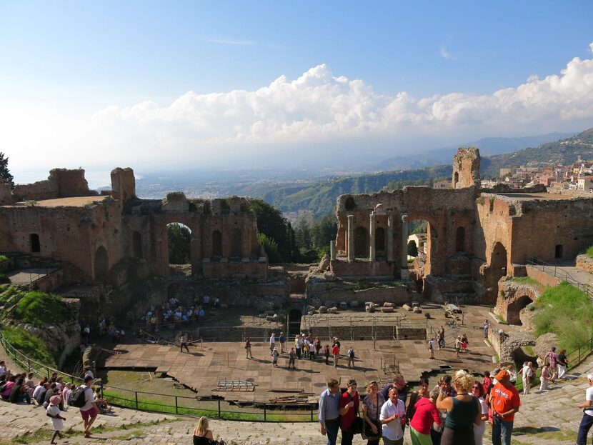 Taormina, Sicily , can be overrun with tourists in summer, but now is a great time of the...