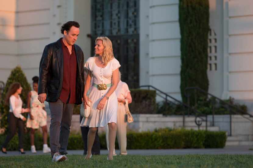 An undated handout photo of John Cusack and Elizabeth Banks in the film Love & Mercy