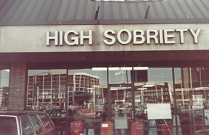 The outside of High Sobriety. The store was at 7726 Forest Lane in Dallas