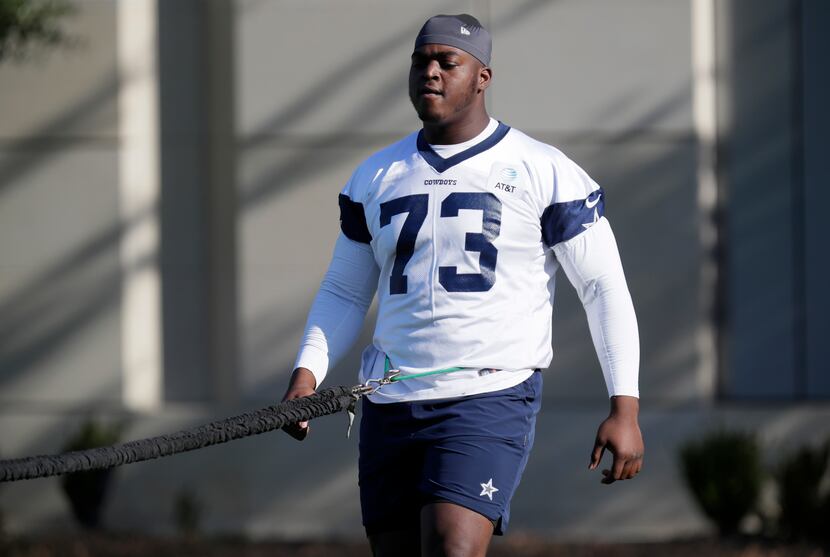 Dallas Cowboys OL Tyler Smith Throws Out First Pitch at Texas Rangers Game