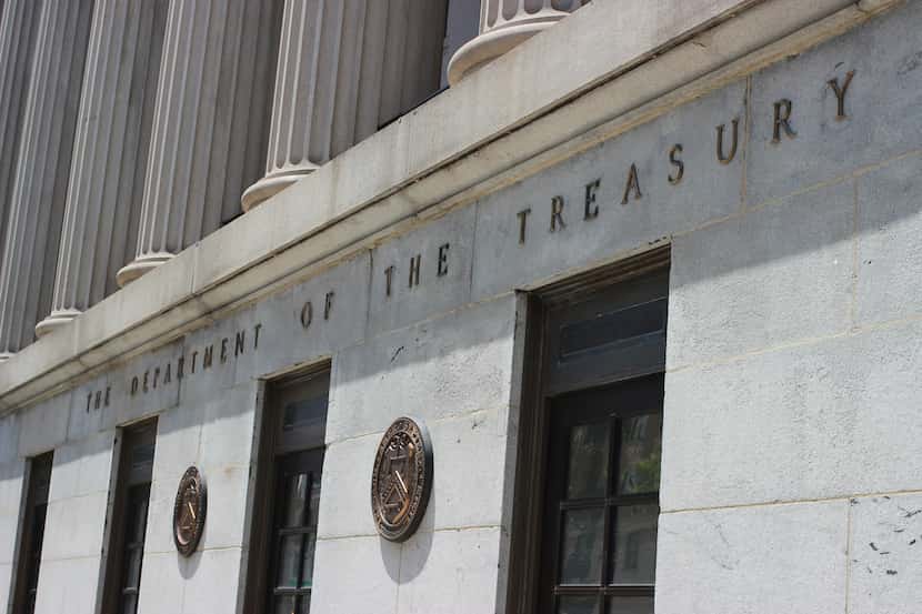 U.S. Department of the Treasury in Washington D.C. 