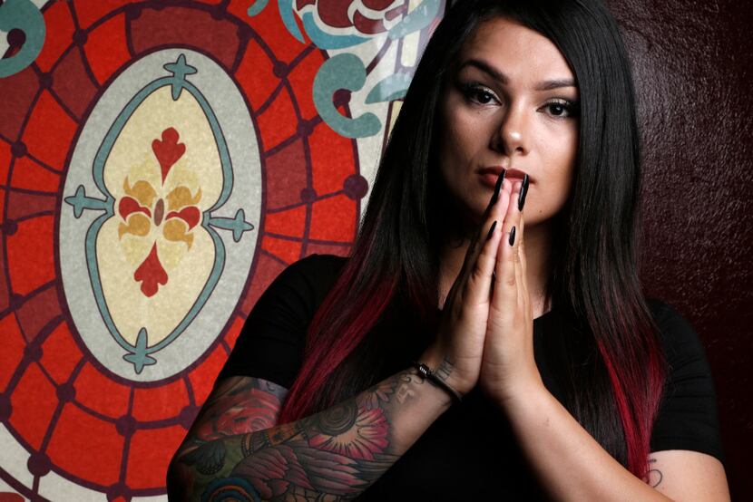 Snow tha Product poses for a portrait during a visit to the set of Queen of the South at...