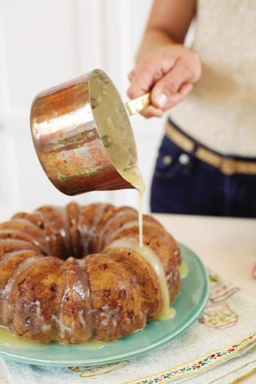 Fresh Glazed Apple Cake, from "Oh Gussie" by singer Kimberly Schlapman of Little Big Town...