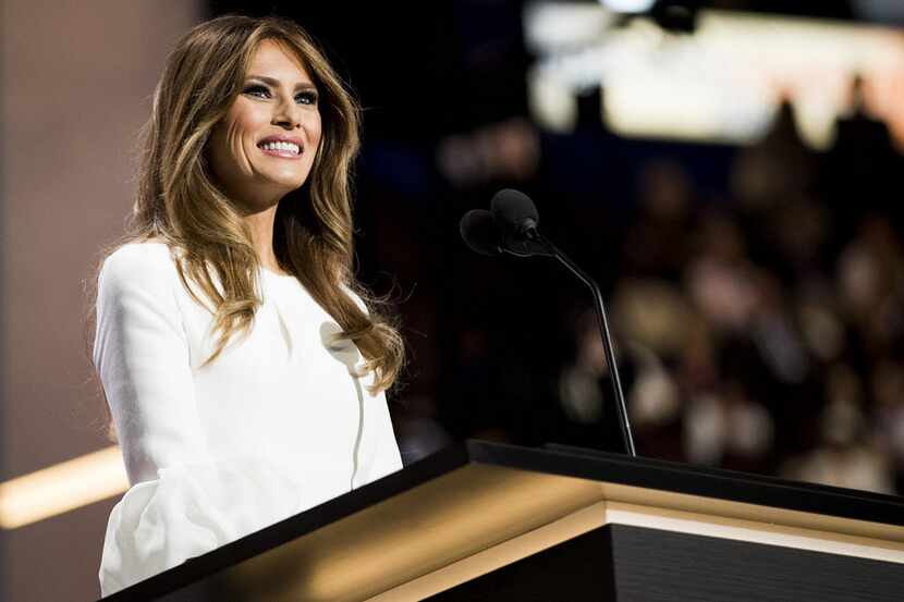 The controversy over Melania Trump's Republican convention speech is in its third day.