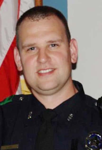 Dallas police Officer Michael Krol at his 2008 graduation from the Dallas Police Academy....