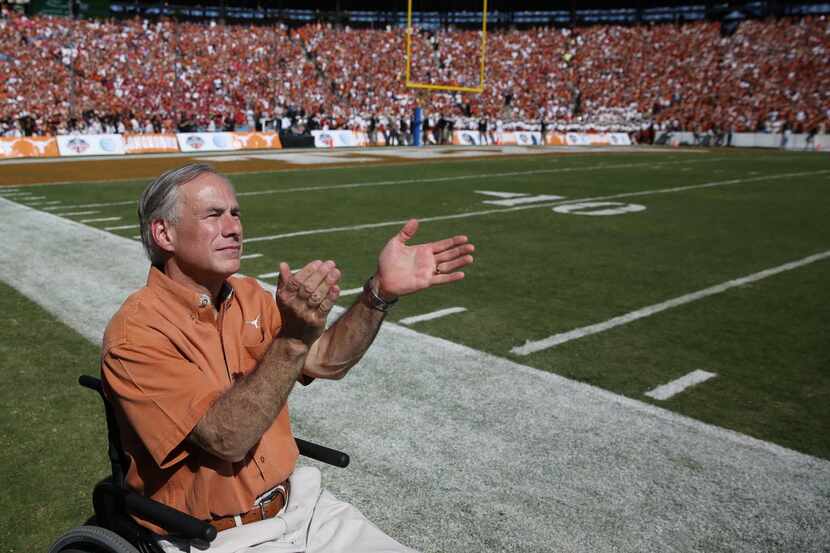 File photo. Texas Gov. Greg Abbott has declared Aug. 31 and Sept. 1 "Texas Football Days in...