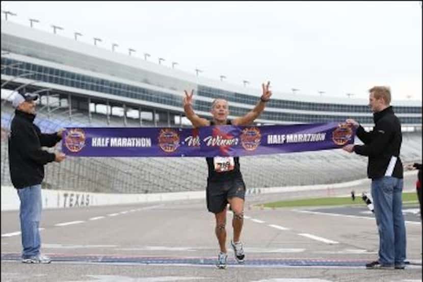 Troy Pickett won Saturday's No Limits Half in 1 hour, 28 minutes, 44.5 seconds