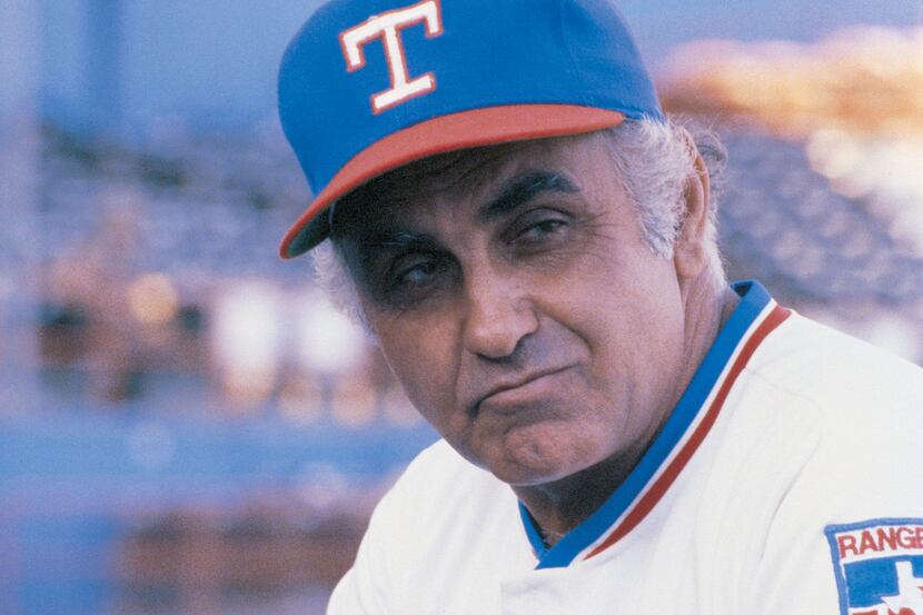 Former Texas Rangers manager Frank Lucchesi.