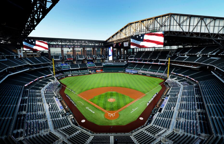 Rangers on Globe Life Field, Nick Solak and Dak Prescott exchange