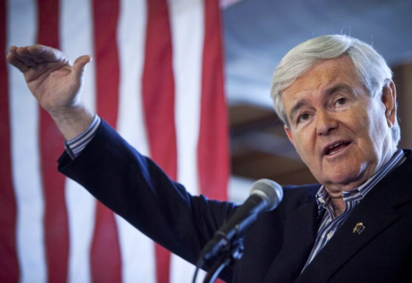 Newt Gingrich is hoping for a jolt that revives him as the chief rival to Romney.