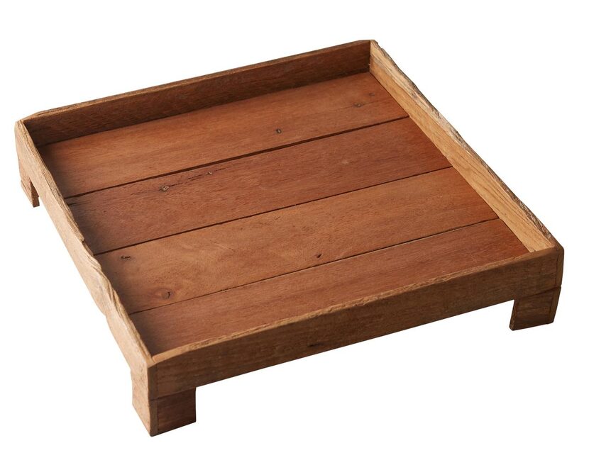 
Reclaimed wood tray, Anthropologie, $128

