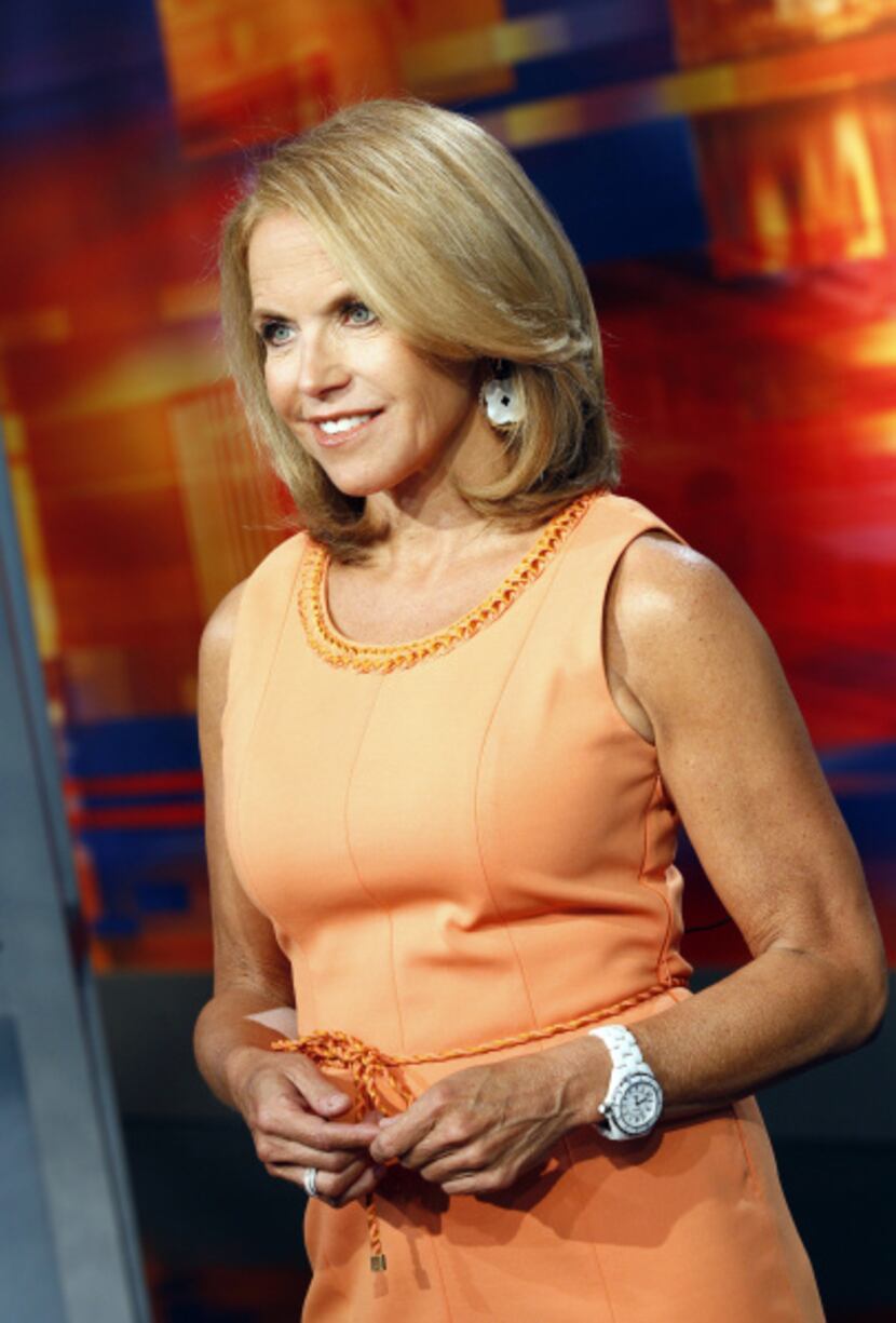 Katie Couric was at WFFA-TV studios in Dallas on Monday, August 20, 2012 to promote her new...
