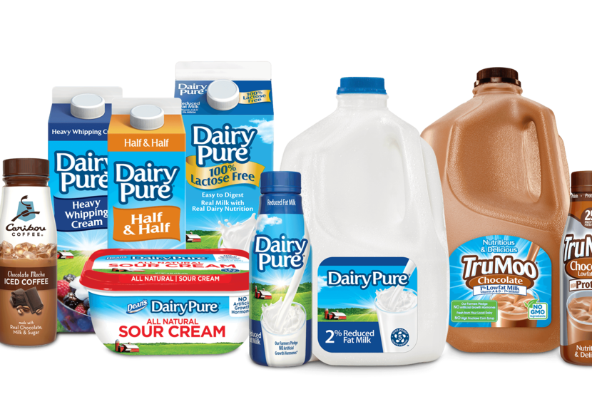 Dean Foods' dairy products range from national milk brands to ice cream.