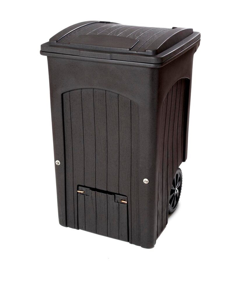 
Mash it up: Composting is easy with the gravity-fed, Toter composter which features dual...