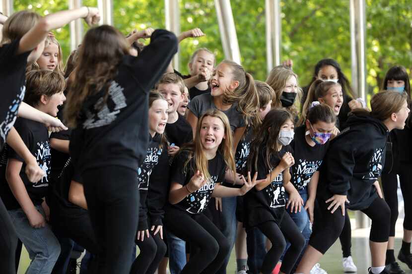 Members of North Texas Performing Arts performed during Saturday's Voly in the Park in Klyde...
