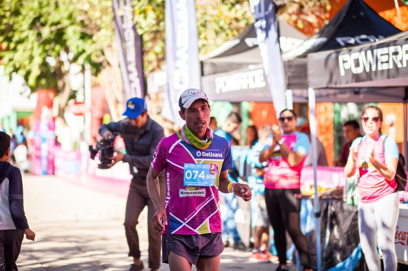 Silvino Cubésare, a Tarahumara runner included in the documentary "The Infinite Race" from...