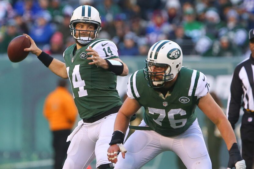 New York Jets quarterback Ryan Fitzpatrick.