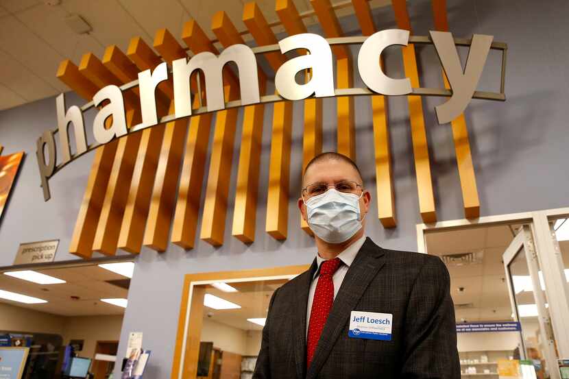 Jeff Loesch, Director of Pharmacy/Dallas Division of Kroger in Irving on Monday, December 7,...