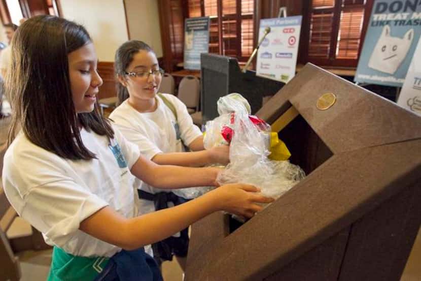 
Dallas-area retailers incurred considerable expense to establish recycling programs and to...