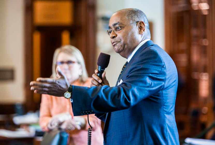 
Sen. Rodney Ellis criticized the bill Friday as “one of the worst things we could do in...