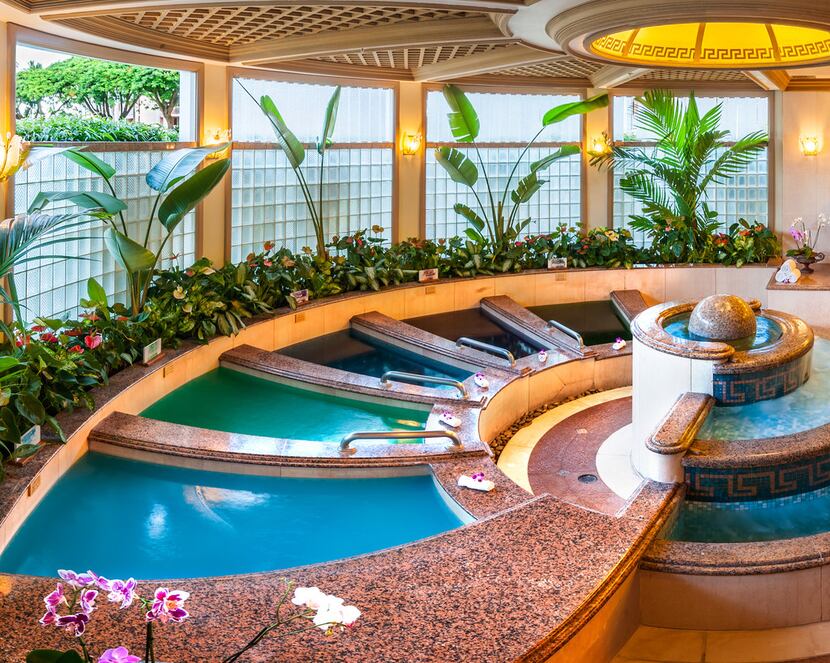 The aptly named Spa Grande covers 50,000 square feet at the Grand Wailea Resort & Spa.