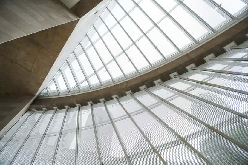 The lobby of the Meyerson Symphony Center is seen on May 22, 2019 in Dallas.