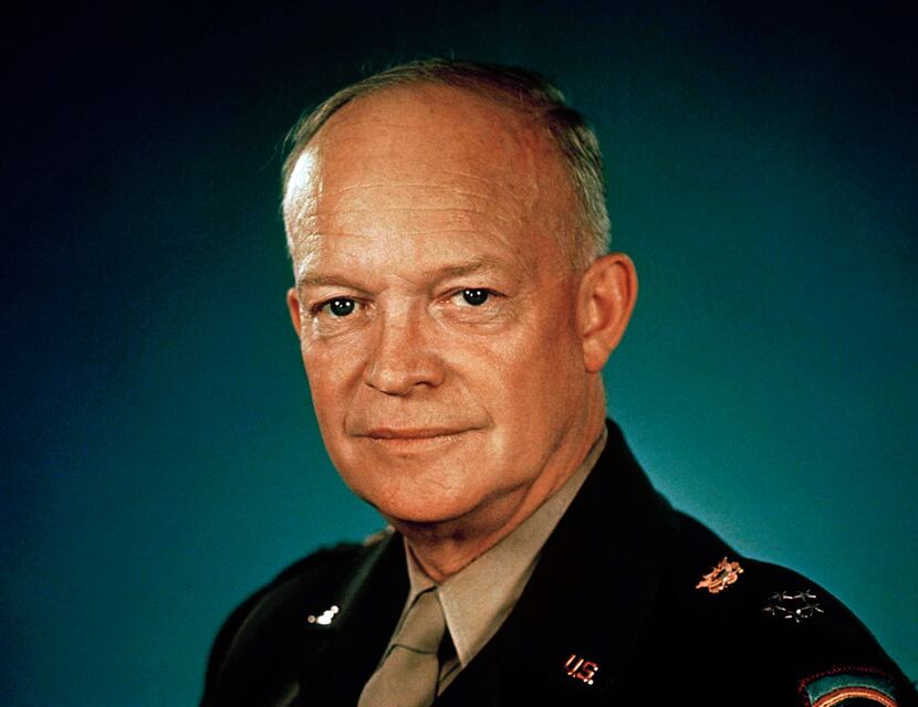 This 1945 file photo shows Gen. Dwight D. Eisenhower in uniform. The 34th president of the...