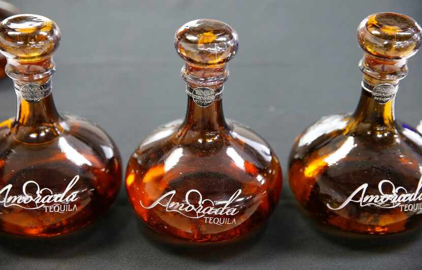 Amorada Tequila is on display during Dallas Consumer Product Innovations Day at Addison...
