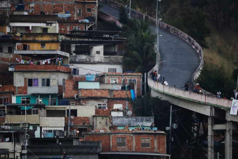 Calles de Rio de Janeiro, cerca al estadio Maracaná. Foto AP