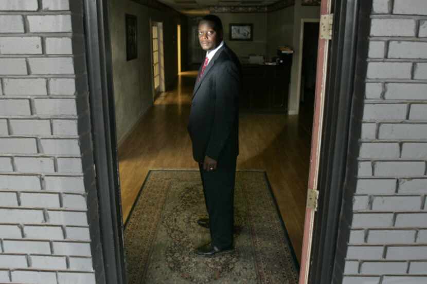 District Attorney-elect Craig Watkins stood inside his law office on Martin Luther King Jr....