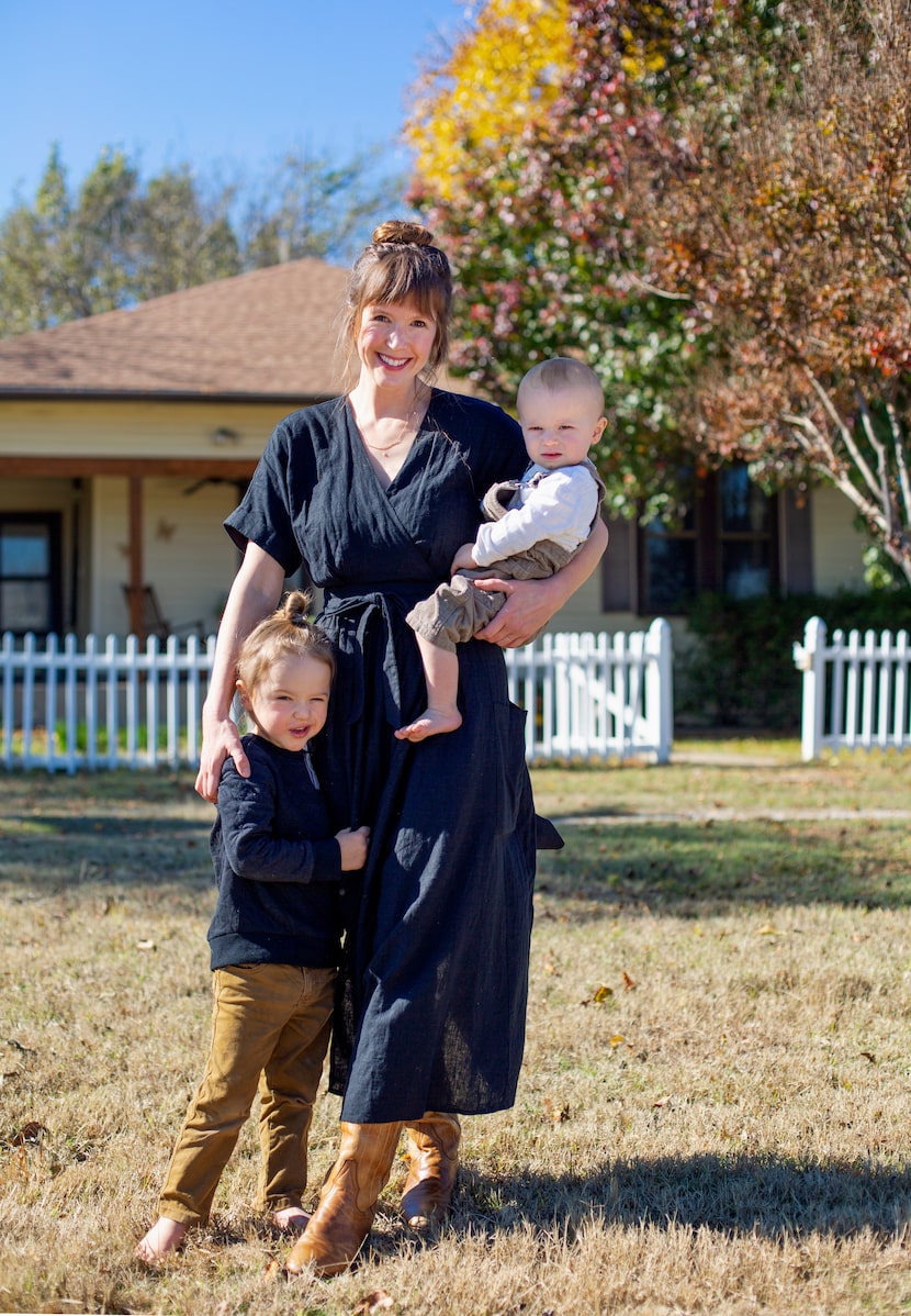  Jade Chessman with Elijah, left, and Oscar