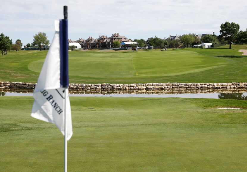 Hole no. 18 at TPC Craig Ranch on Wednesday, May 6, 2021in McKinney, Texas. (Vernon...