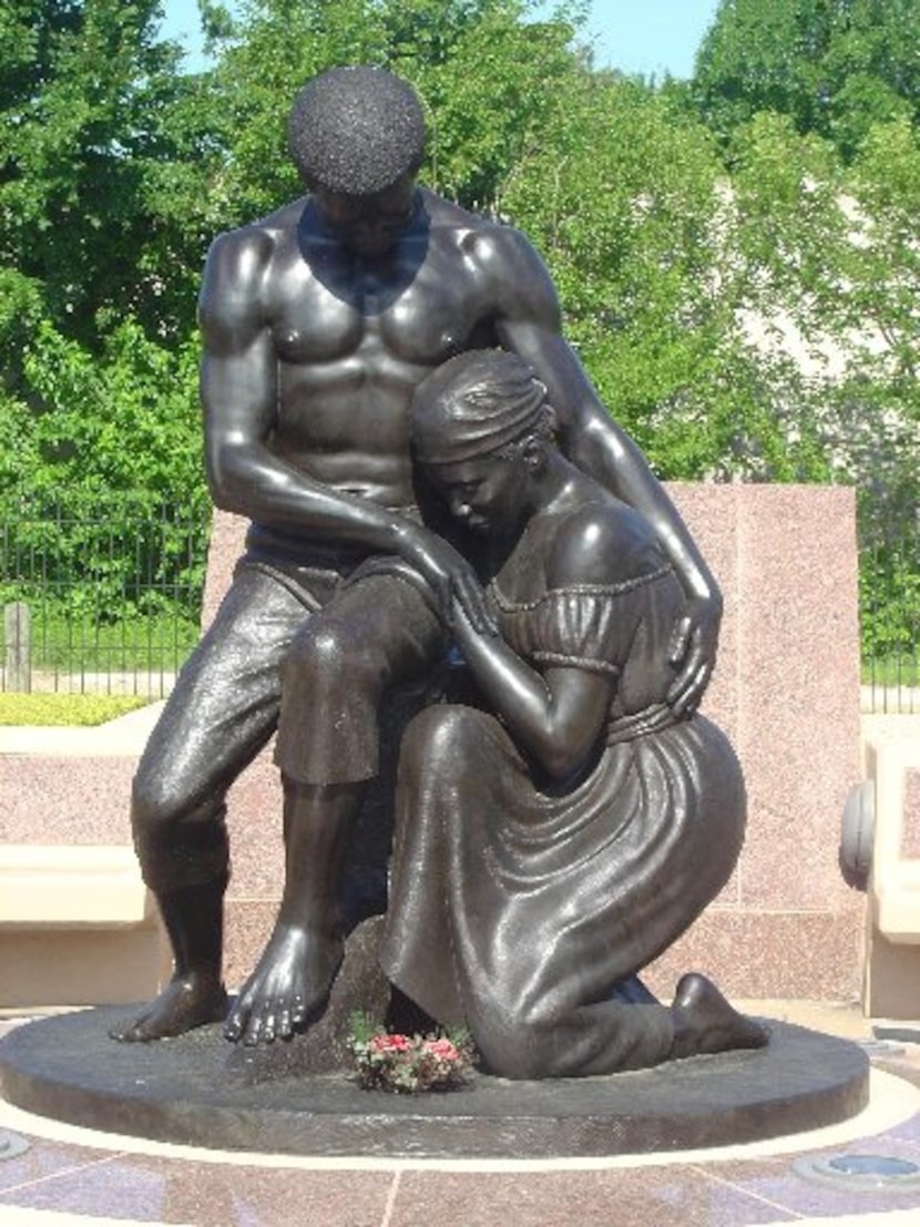 David Newton's "Dream of Freedom" is a part of the Freedman's Cemetery Memorial in Dallas.