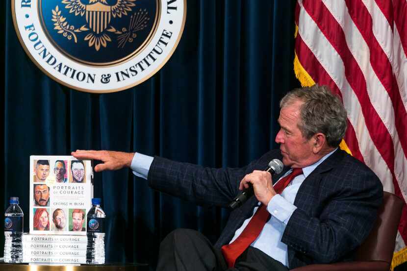 On Wednesday, March 1, President George W. Bush discussed his new book "Portraits of...