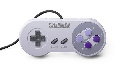 The SNES Classic Edition controller.