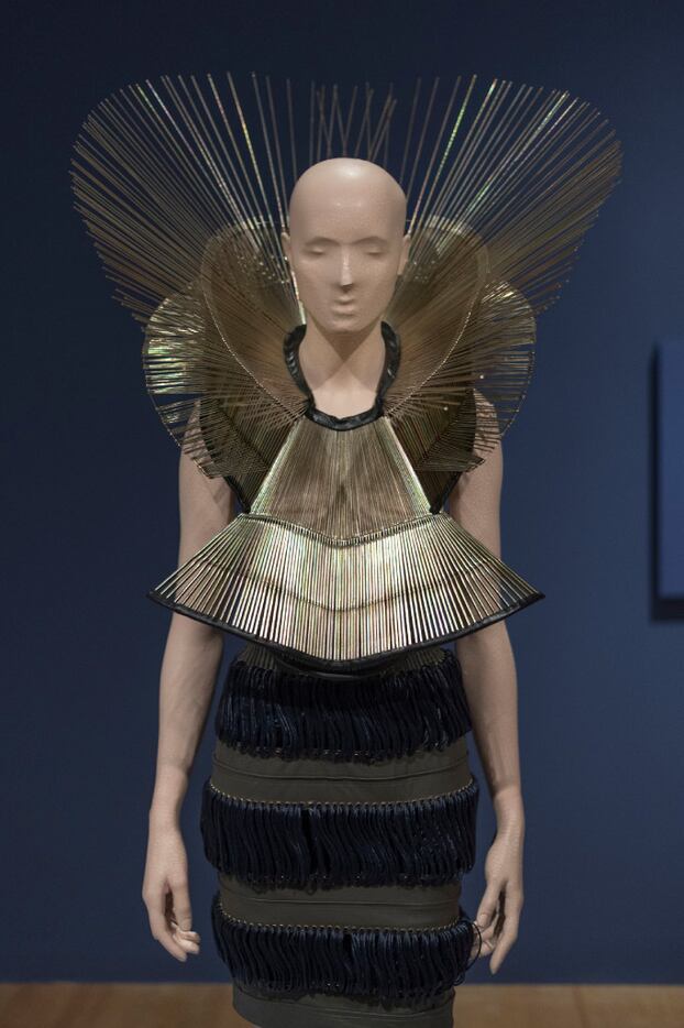 A dress from fashion designer Iris van Herpen's Chemical Crows collection