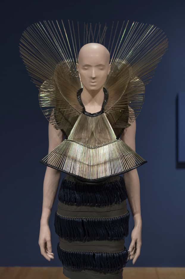 A dress from fashion designer Iris van Herpen's Chemical Crows collection